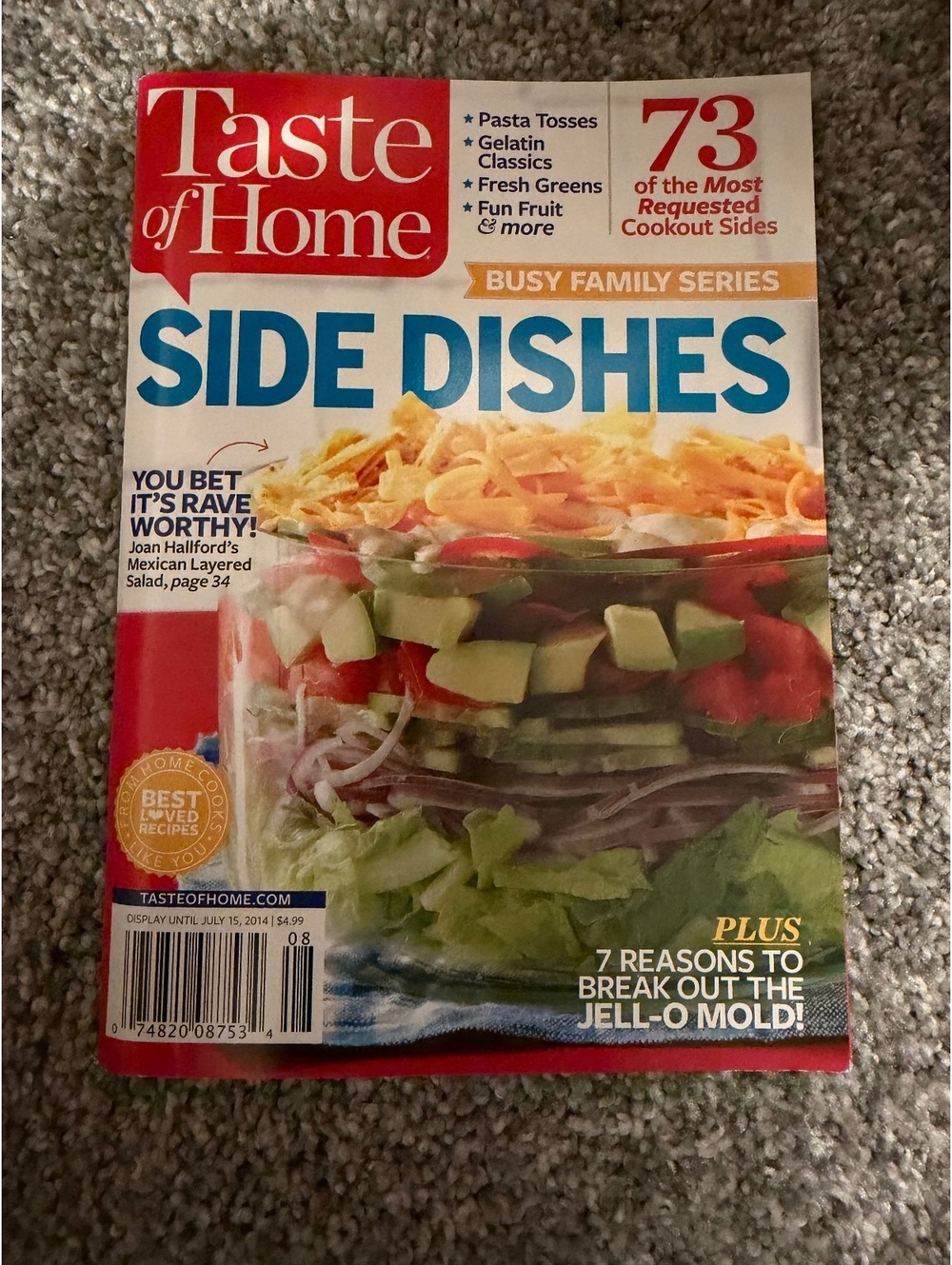 Taste of Home Side Dishes Magazine - Busy Family Series